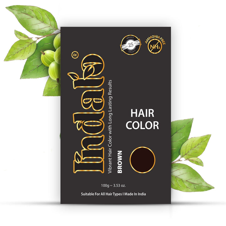 Indalo Ammonia-Free Dark Brown Hair Color - 100G Pack Of 1 /