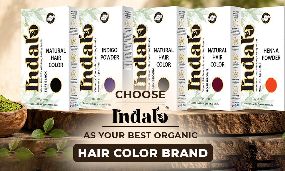 Buy Pure Natural Hair Color – 100% Herbal & Chemical-Free | Indalo