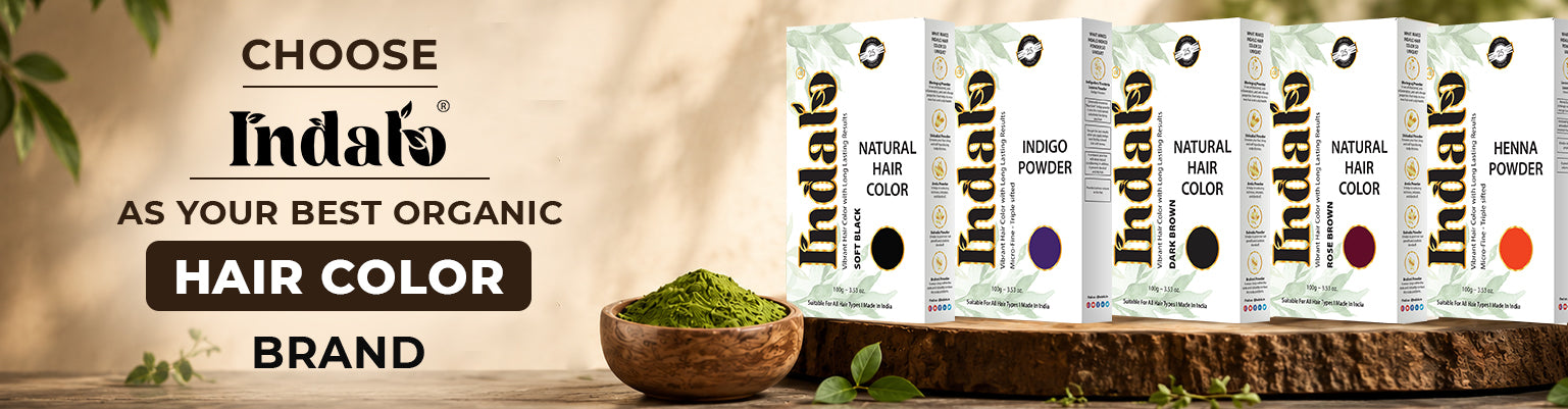 Buy Pure Natural Hair Color – 100% Herbal & Chemical-Free | Indalo