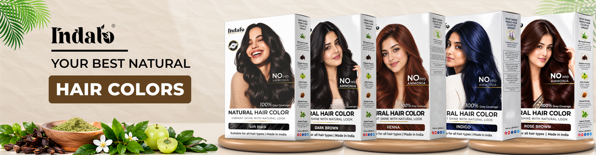 Buy Pure Natural Hair Color – 100% Herbal & Chemical-Free | Indalo