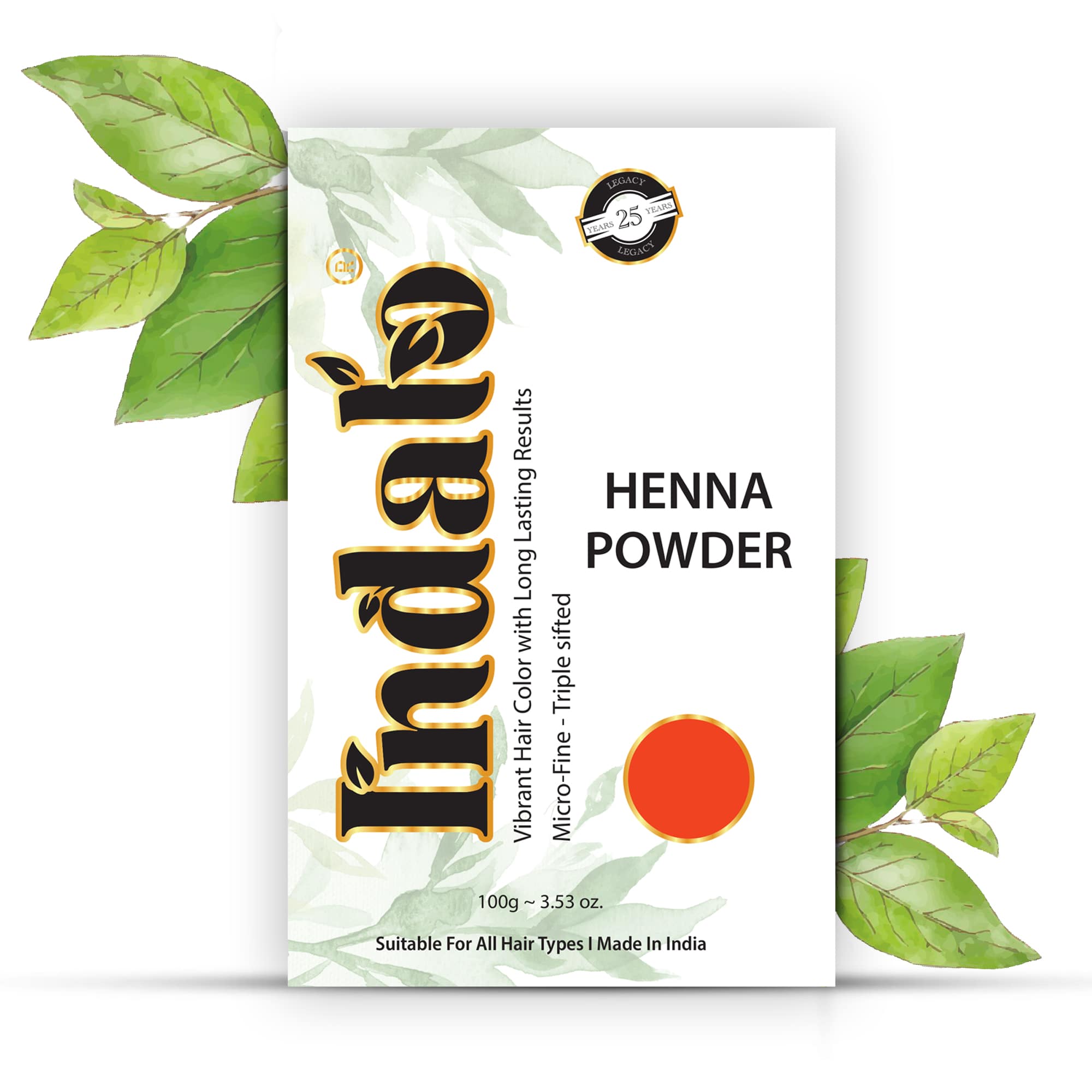 Zenia Herbal Henna Powder Natural Mehndi for Hair Color/Dye | With Goo