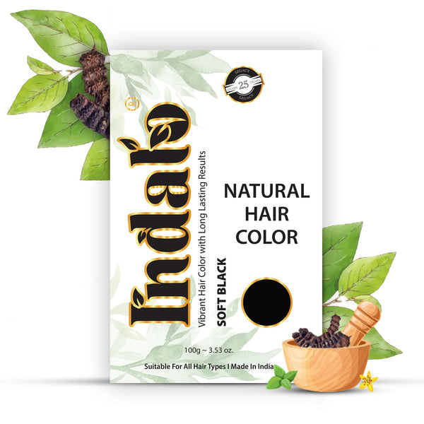 Range of Indalo Hair Colors including Natural and Colorants to Cover Greys