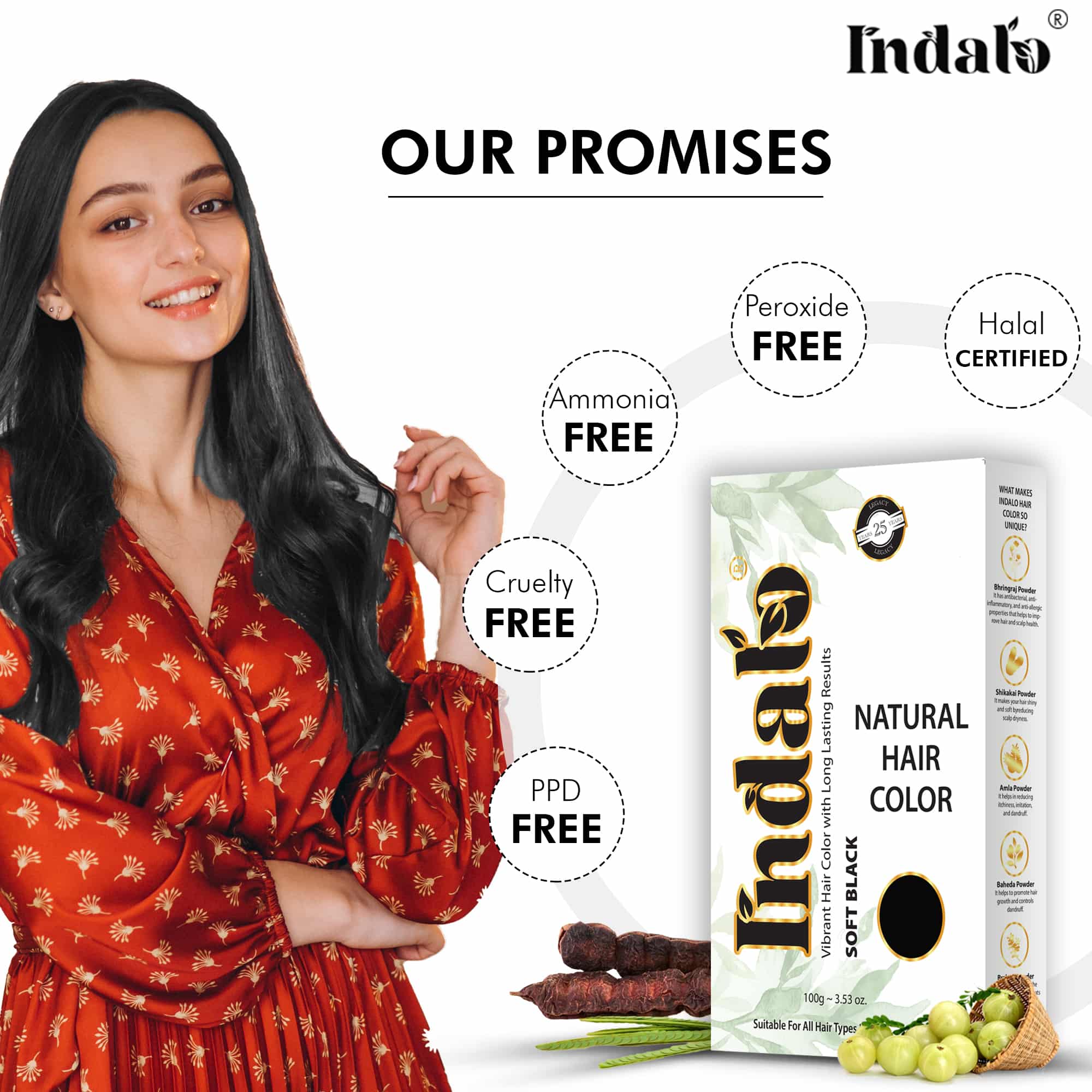 Buy Best Natural Hair Color For Men And Women In India Indalo 6350