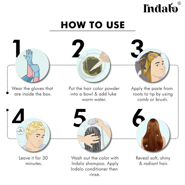 Indalo Ammonia-Free Light Brown Hair Color