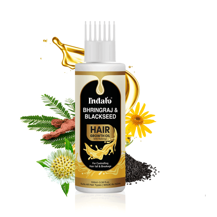 Indalo Bhringraj & Blackseed Hair Growth Oil