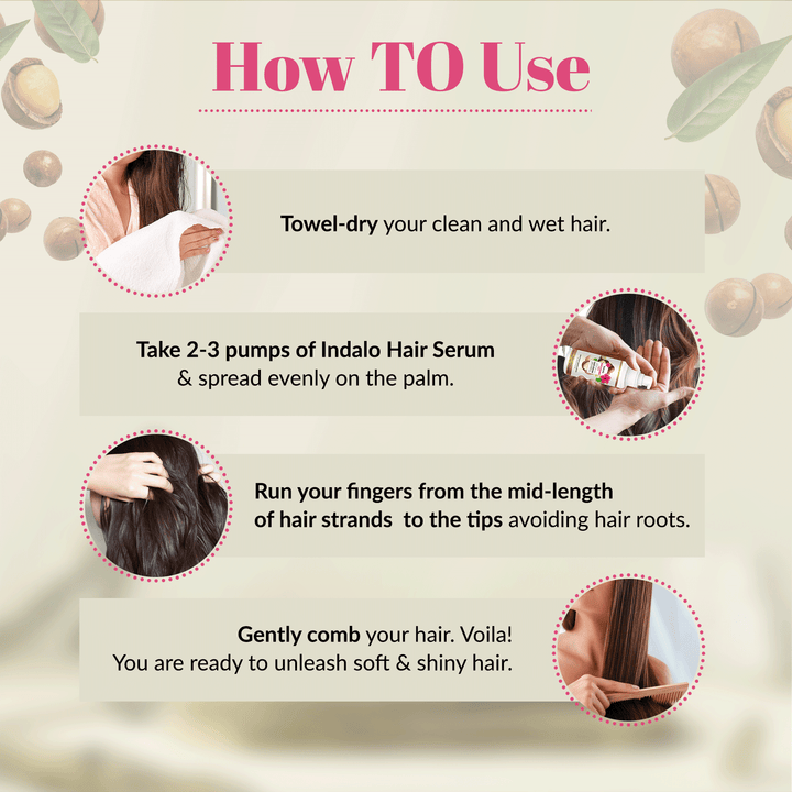 Macadamia Nut Oil Hair Serum how-to-use